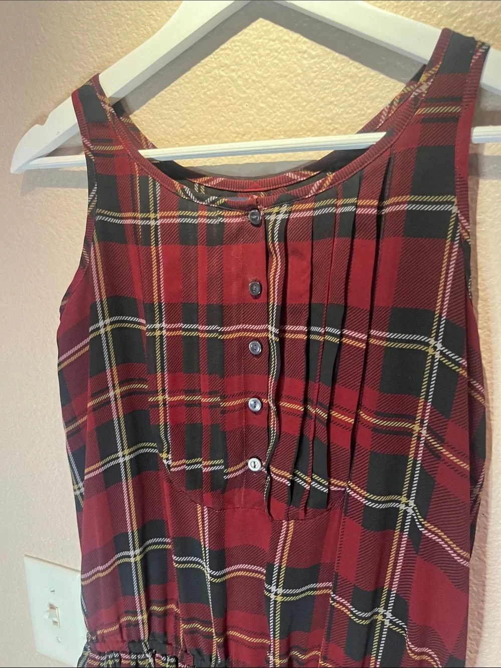 Ralph Lauren Girl’s Lined Plaid Dress Size 12